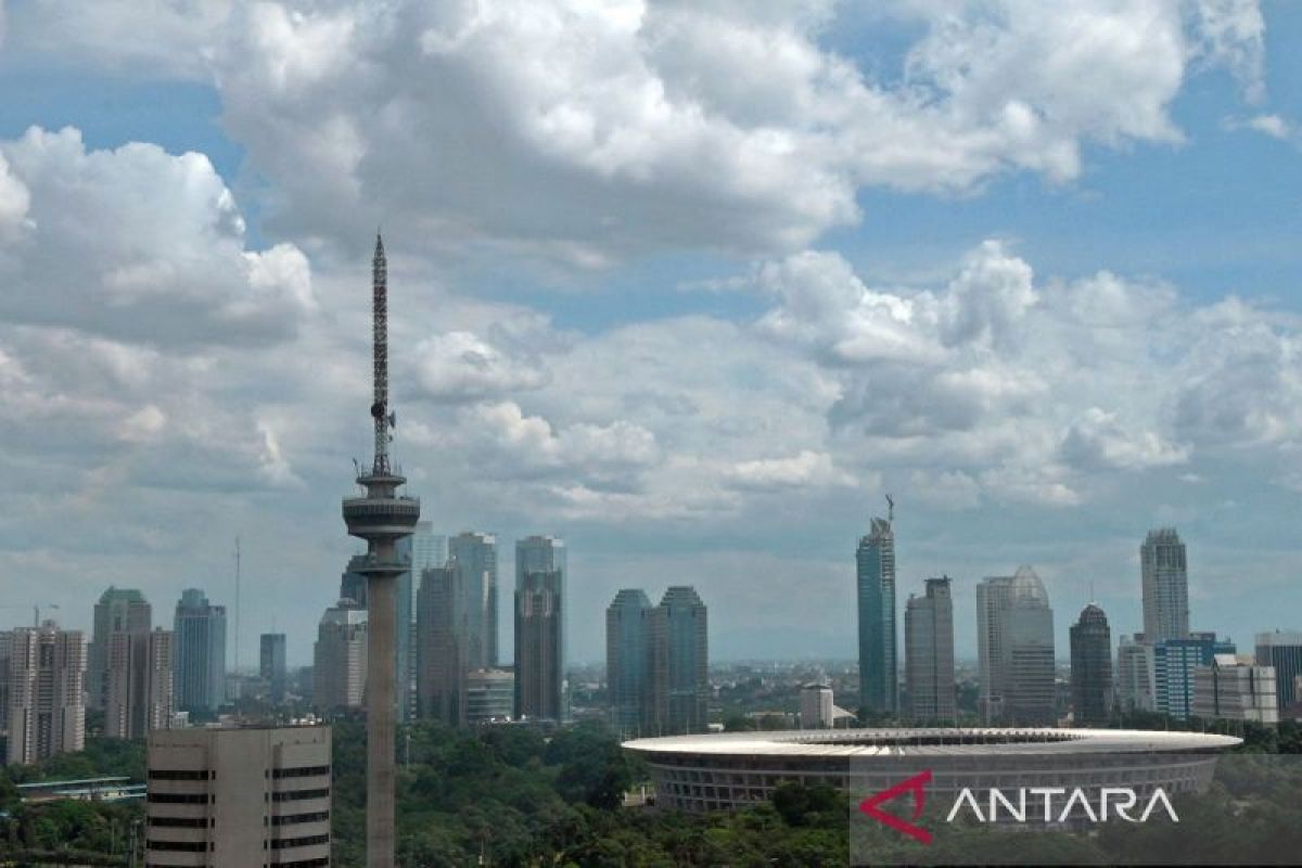 Wilayah Jakarta diperkirakan cerah berawan sepanjang hari